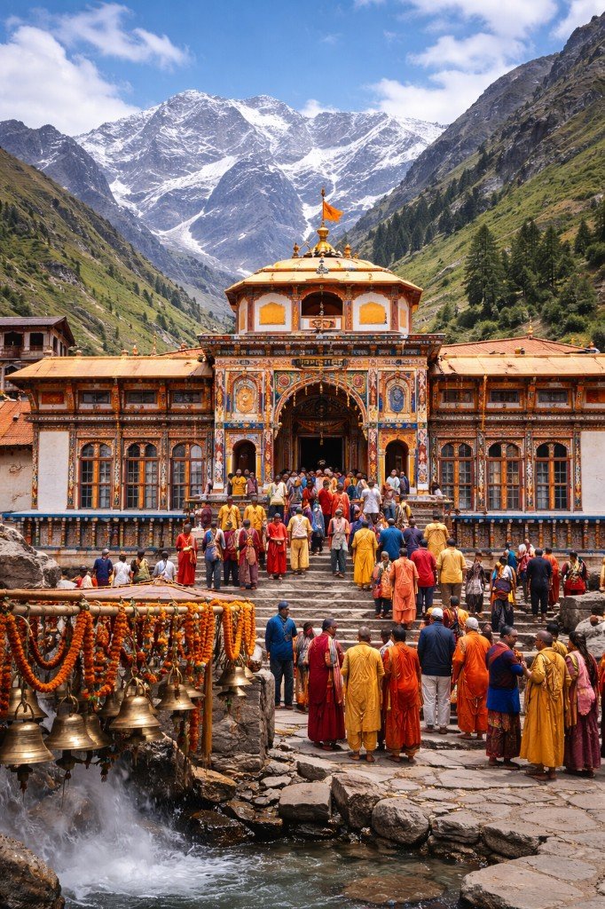 Badrinath Temple entrance