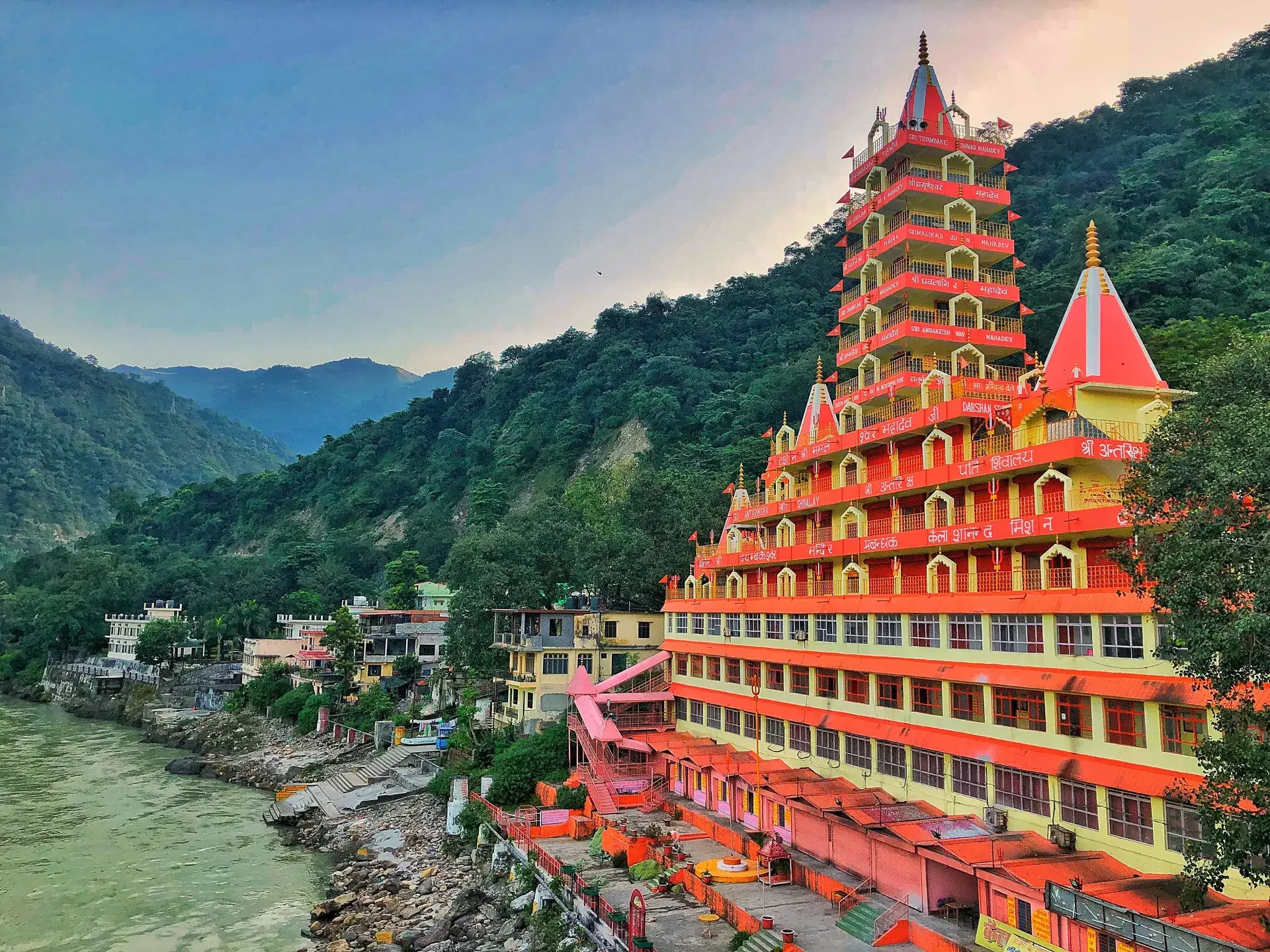 Snow-covered Himalayan temple on the Winter Char Dham Yatra in Uttarakhand