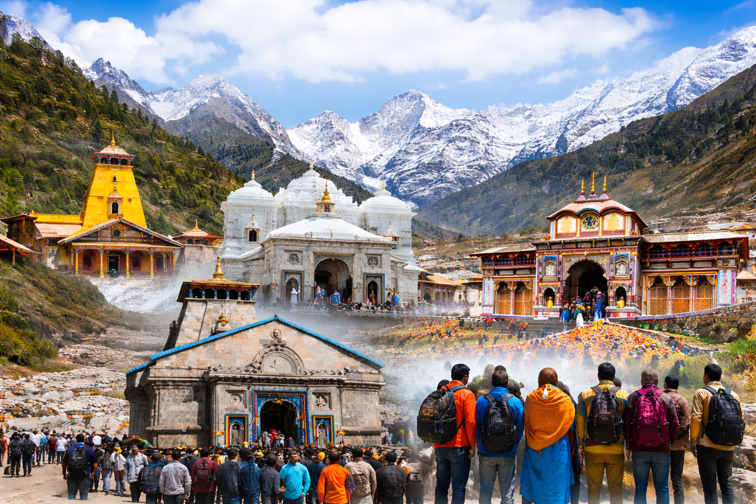 Char Dham Yatra from Ex Delhi for families